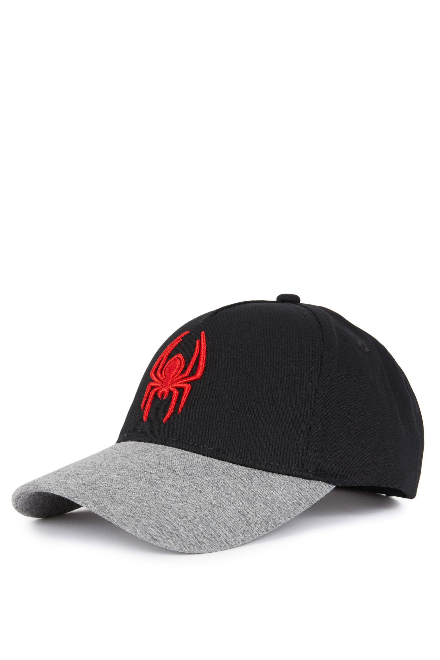 Erkek Erkek Marvel Avengers Nakışlı Pamuklu Cap Şapka, Siyah, Tek Beden