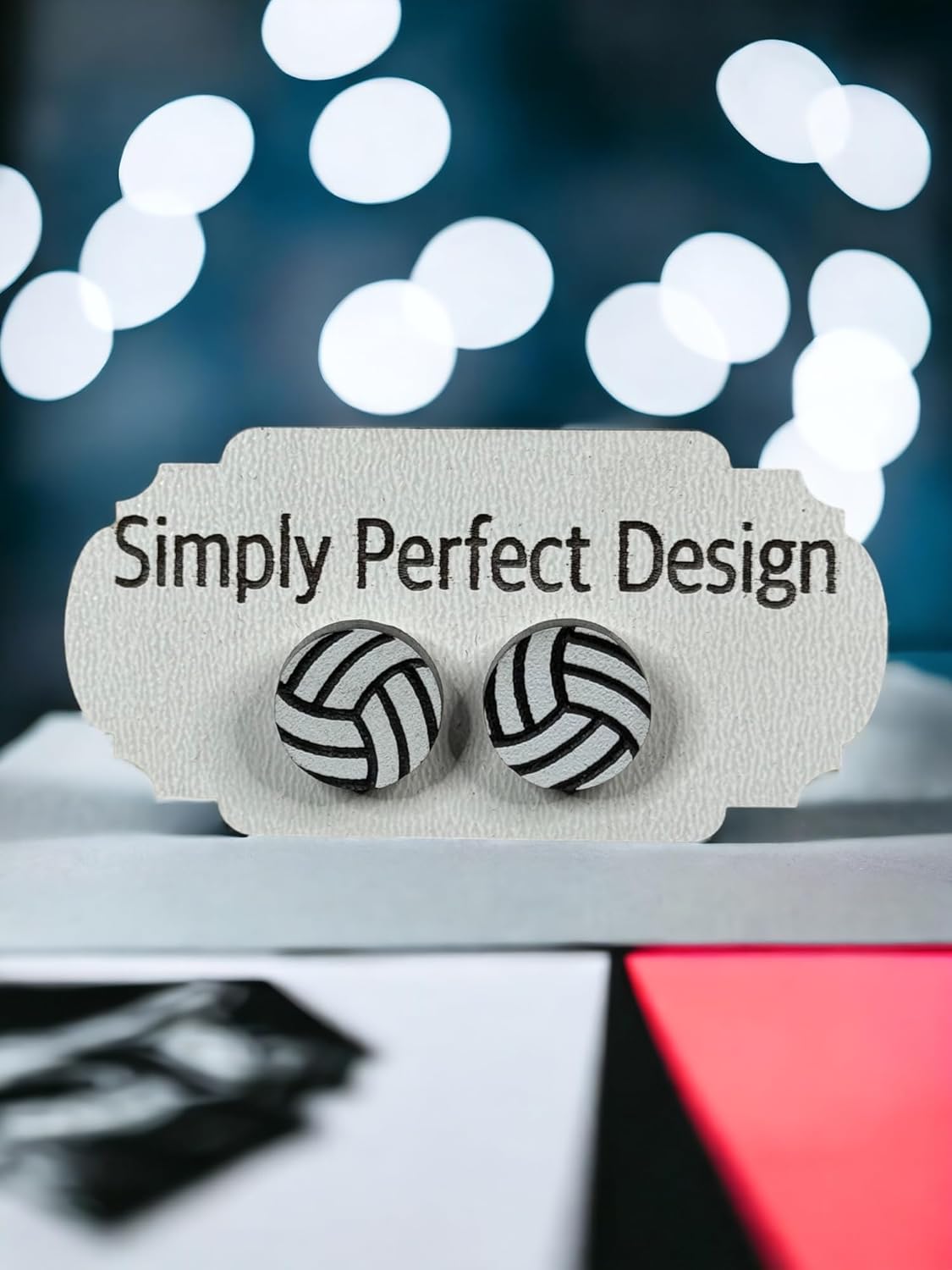 Simply Perfect Hypoallergenic Volleyball Earrings with Surgical Stainless Steel Post – Ideal for Beach Volleyball, Volleyball Training Equipment Lovers, Soccer Mom Gifts & Backyard Volleyball Net - Image 6
