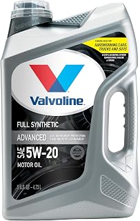 Valvoline Advanced Full Synthetic SAE 5W-20 Motor Oil 5 QT