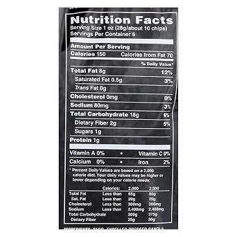 Terra Original Taro Chips, 6 Ounce -- 12 per case.