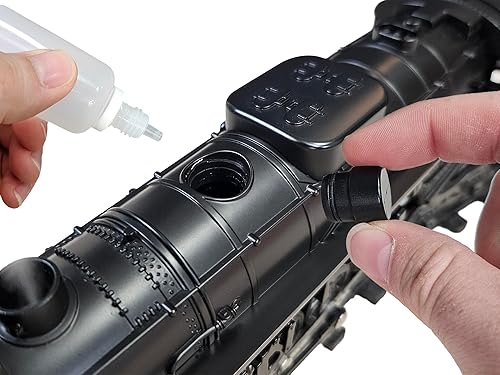 Miniatura 10 de Lionel El Polar Express Battery O Gauge - Juego de tren de juguete con control remoto, locomotora, vagones de tren y pista con sonidos auténticos de