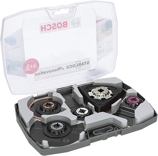 Bosch Professional 5Piece Starlock Multitool Set, for Wood, Metal