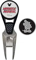Team Effort Disney Mickey Mouse Golf CVX Ferramenta de reparo de marcas de bola e 2 marcadores de bola, multi