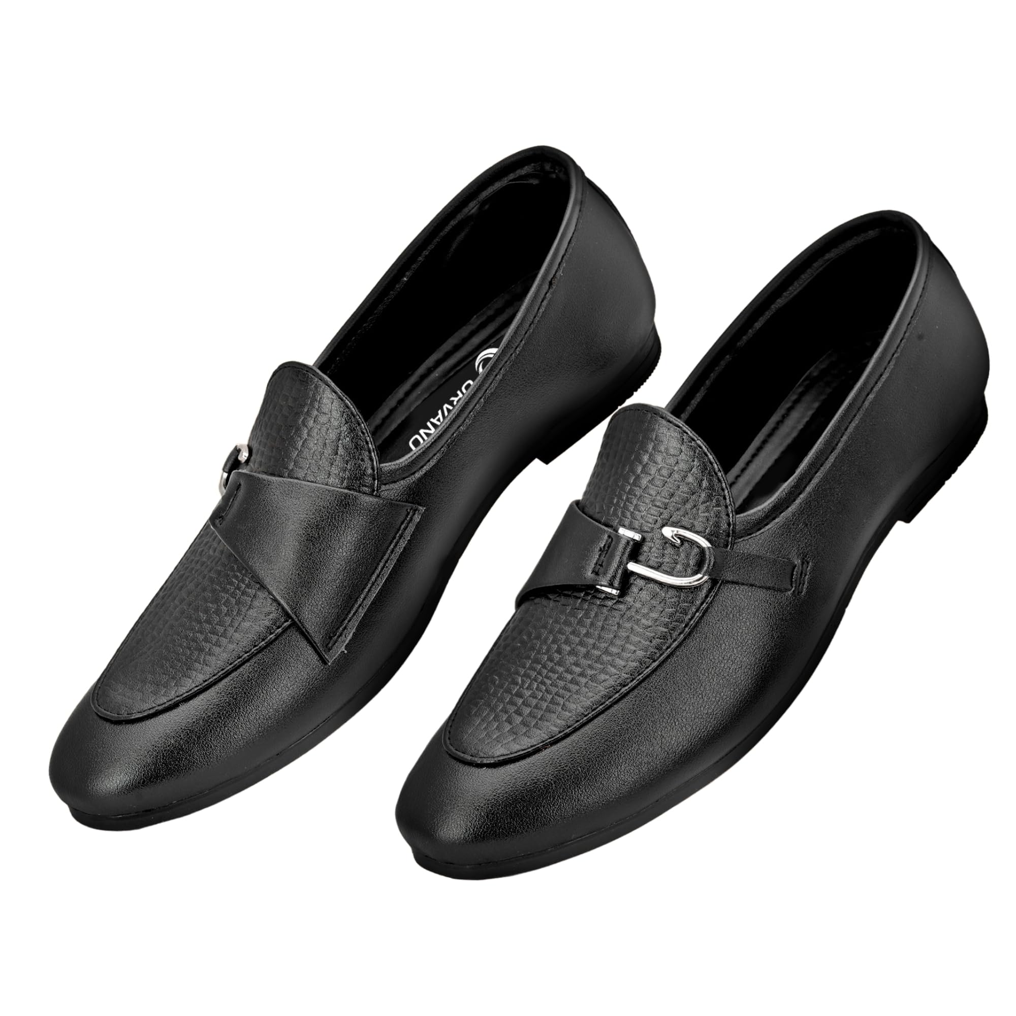 Casual Buckle Loafers for Men | Leather | Pull On Shoes-image-27