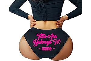 Custom This Ass Belongs To Panties Personalized Underwear for Women