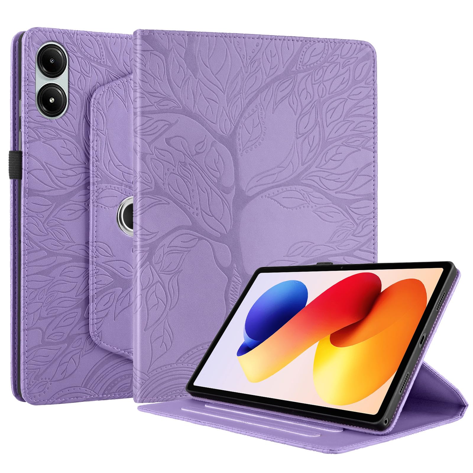 Étui Redmi Pad 2 Pro 2025 Protège Écran et Stylet Anti-Choc Violet - 8
