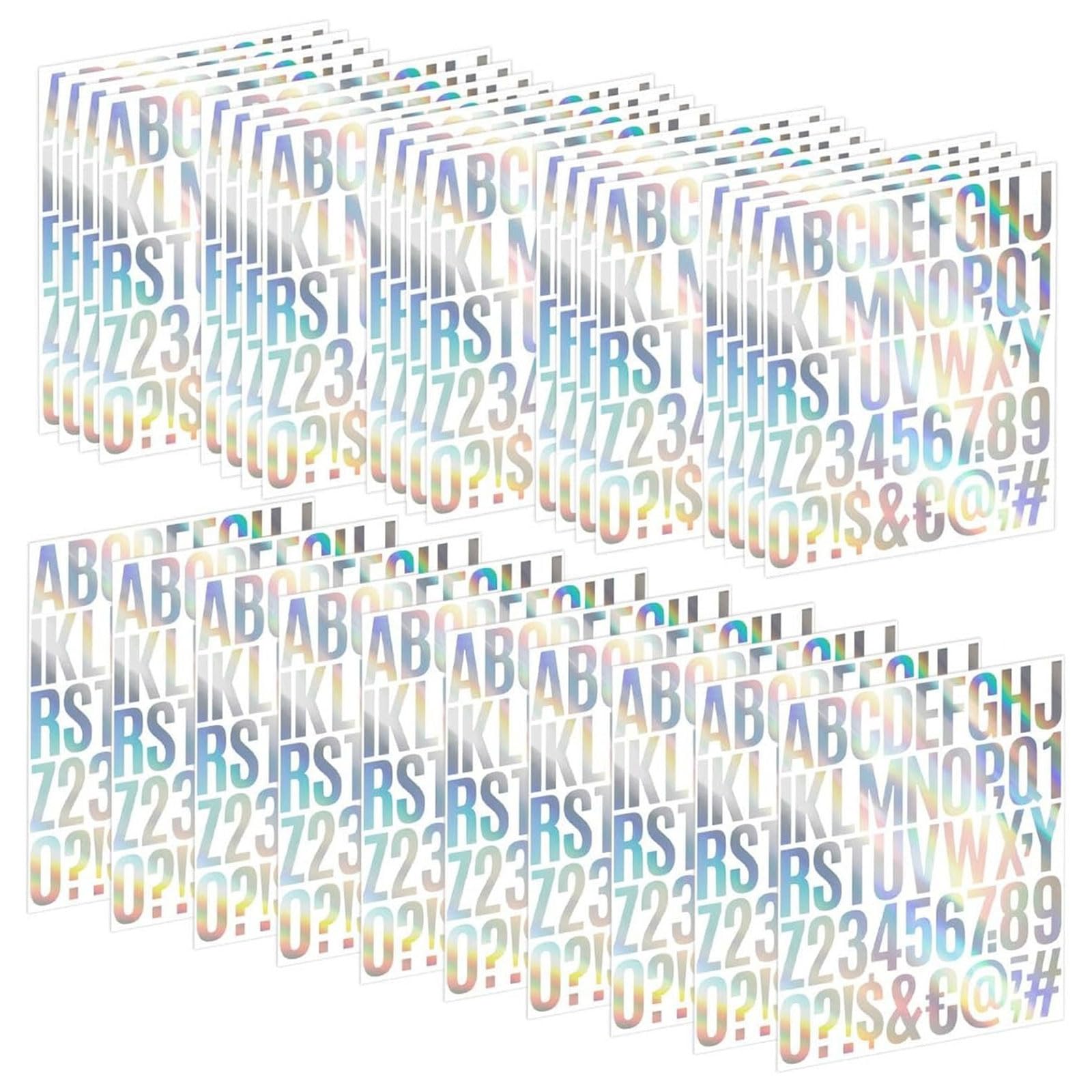 Xjdzineq 30Sheets Large Gold Letter Sticker Gold Glittering Letter Number for Scrapbooking Journal Notebook Photo Album Decorative