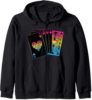 Pan Pride Card Set Zip Hoodie