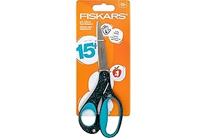 Fiskars 8' Left-Handed Soft-Grip Teen Scissors