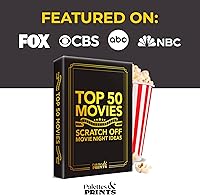 Vista 4 de Tarjetas Premium de Noche de Película para Rascar – Regalos para Amantes del Cine – Termina la Indecisión de la Noche de Película con Películas