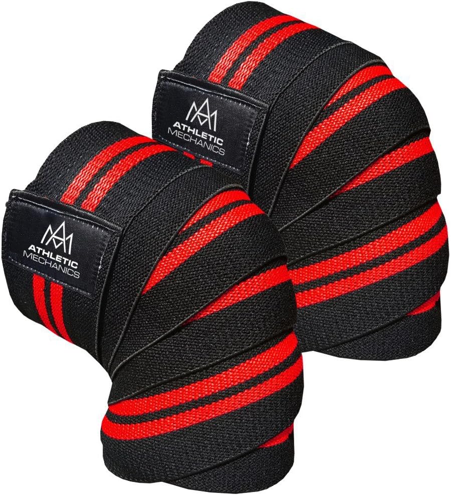 Athletic Mechanics Ultimate Weightlifting Knee Wraps