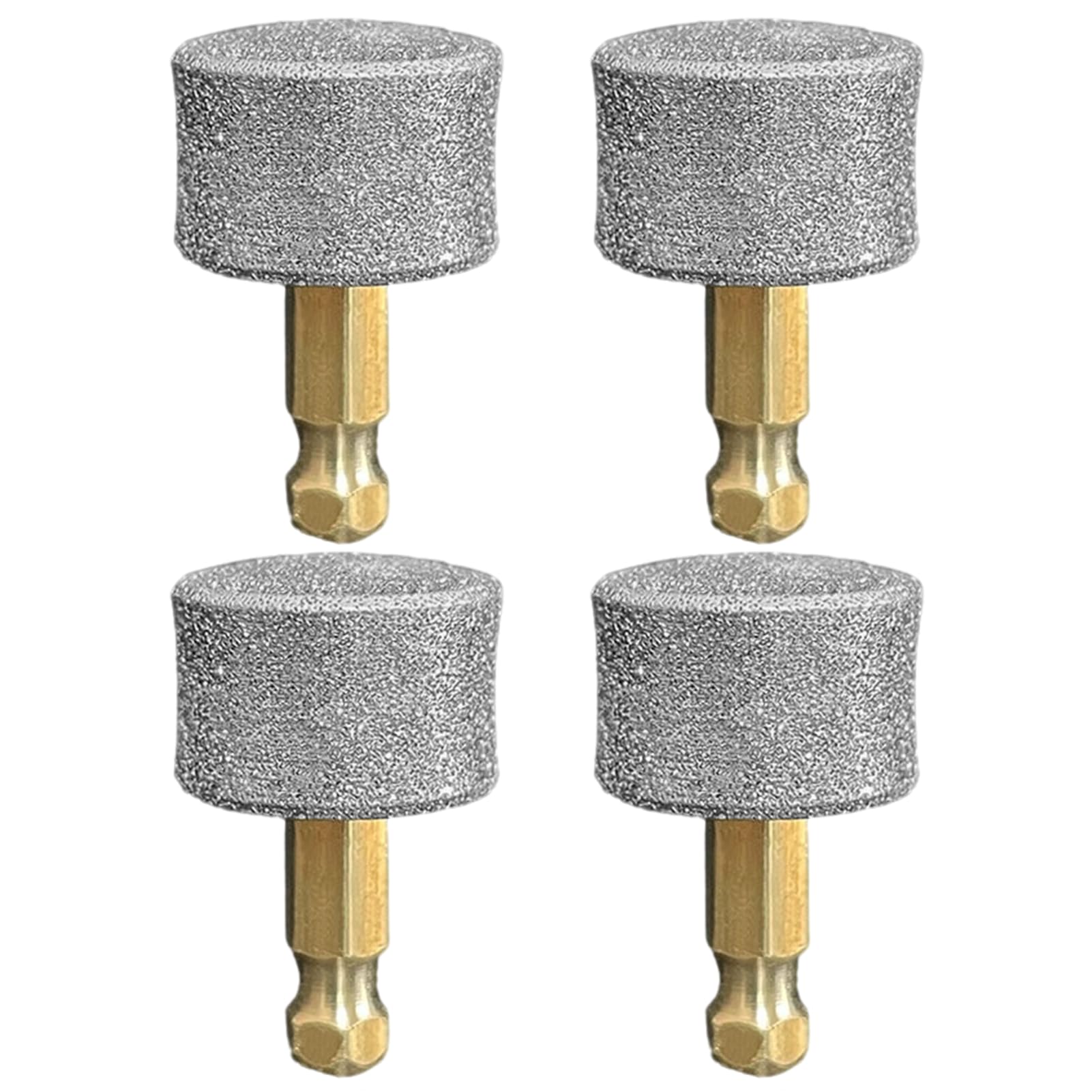 HOUSEEN Dog Nail Grinder Replacement Head, 4 Pack Pet Nail Grinder Diamond Tip Replacement Professional Dog Claw Smoothing Grinder Bits, Safe and Painless Replaceable Diamond Nail Grinder Tips