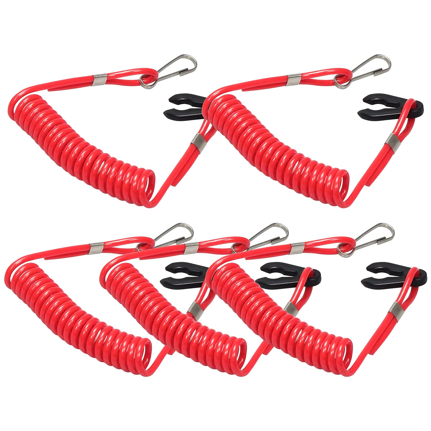 Boat ANCLLO Universal Boat Outboard Engine Motor Lanyard Kill Urgent Stop  Switch And Safety Tether Lanyard For Outboard Motors Atv Boat Bike Kill  Switch