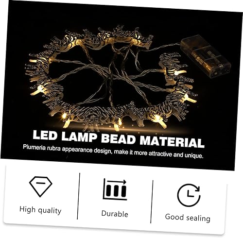 Miniatura 7 de Abaodam 1 juego de luces de cadena de cebra de hierro cebra cobre luz LED hadas luces decorativas guirnalda decoración mesa decoración al aire libre
