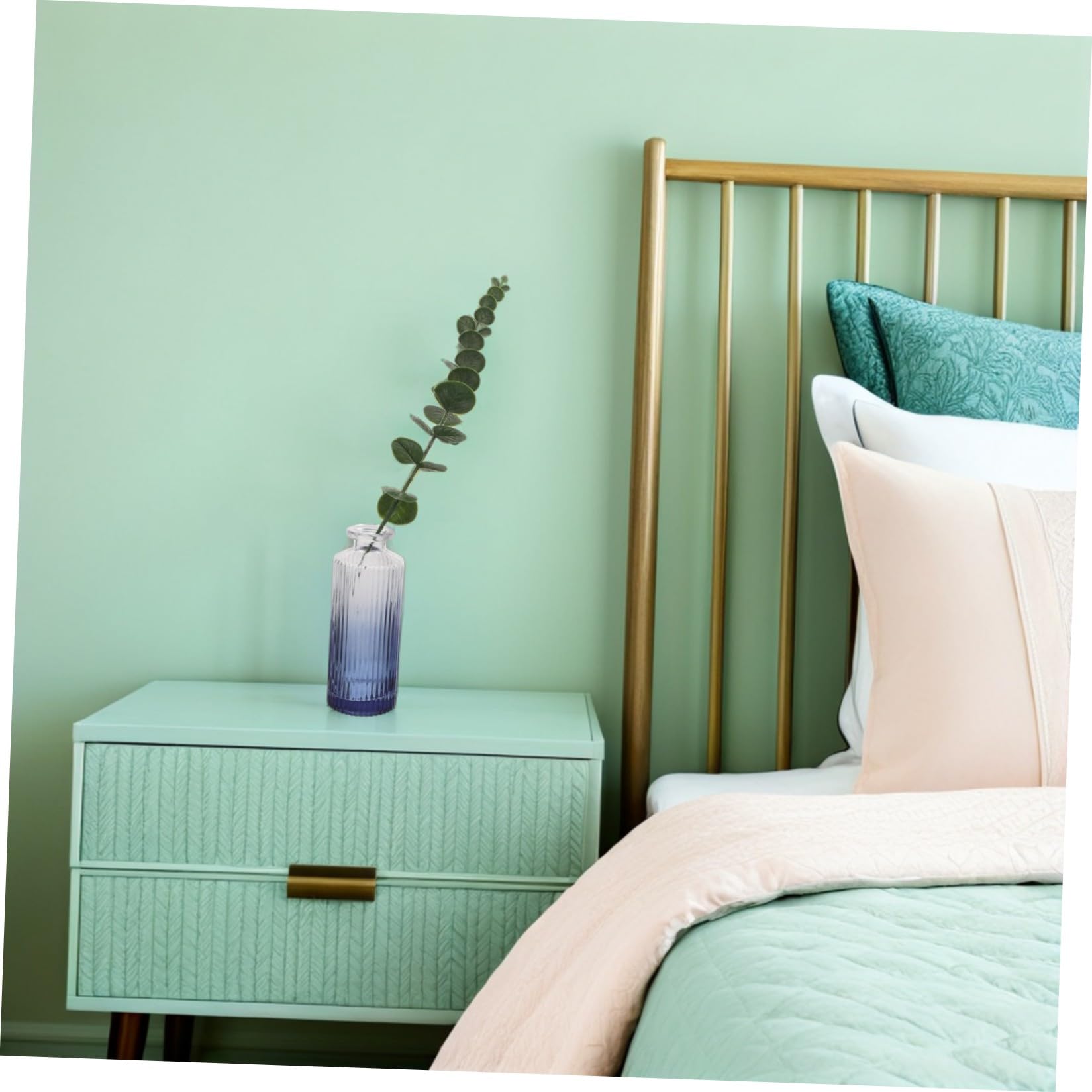 Tofficu Set 6 Bottiglie Diffusore di Vetro per Aromaterapia, Bottiglie per Profumo in Vetro Design Classico e Stile Retrò Elegante, per Decorazioni Casa