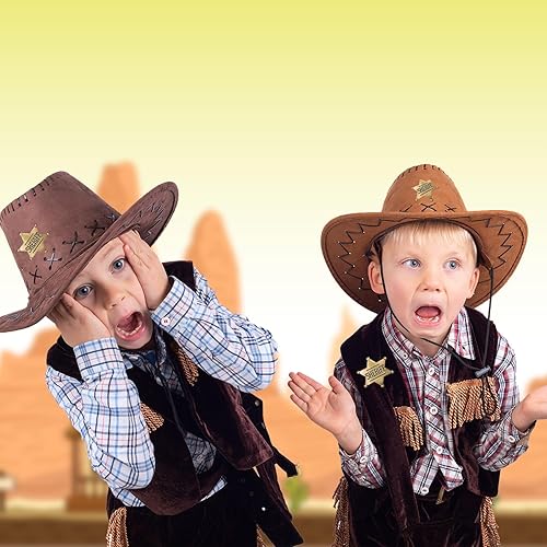 Miniatura 4 de 2 insignias del sheriff occidental mental para niños, suministros de fiesta, accesorios de regalo, insignia del sheriff, insignia del sheriff para