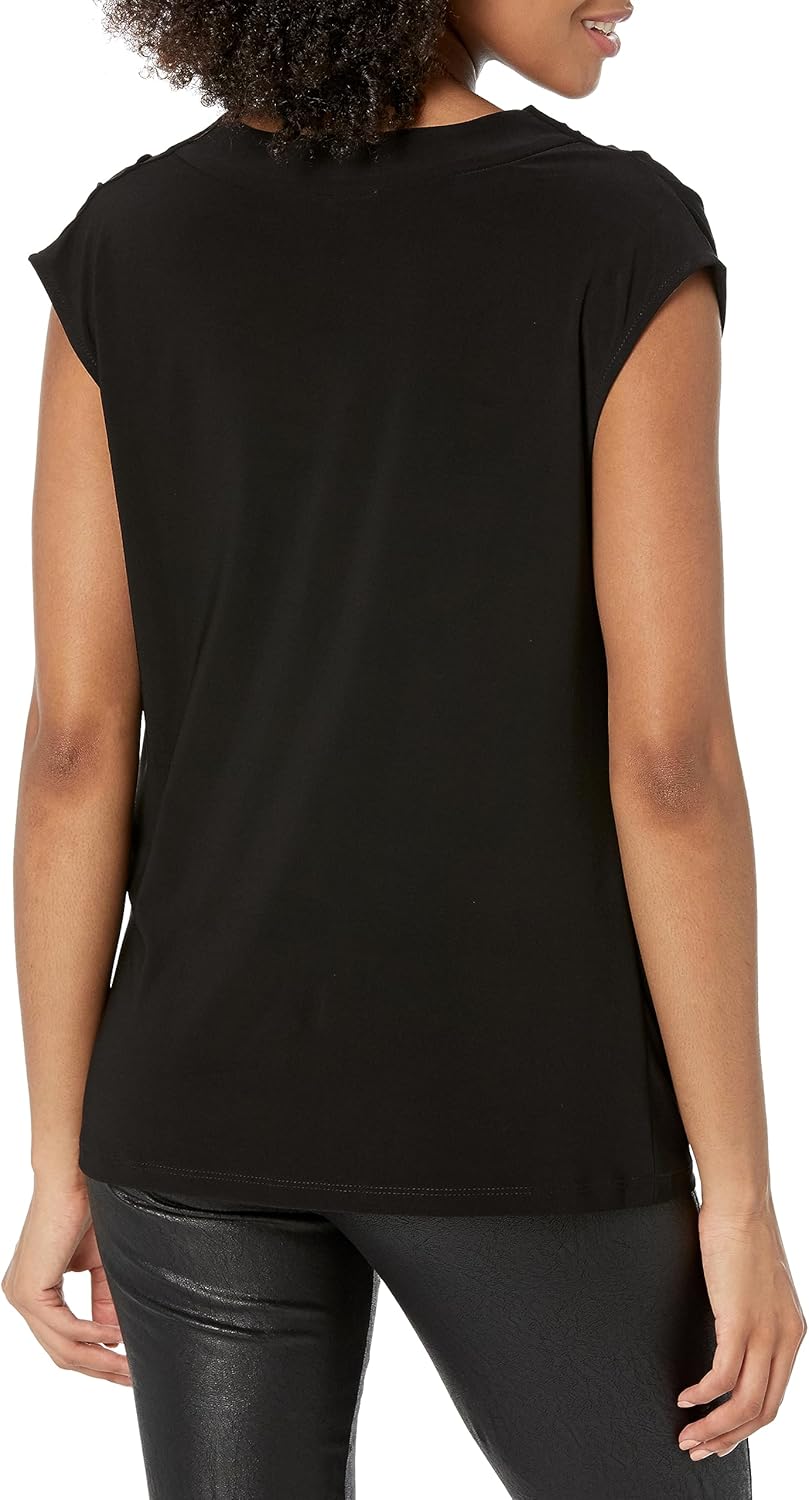 Anne Klein Women's Cowl Neck Sleeveless Top - Image 2