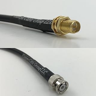6 inch RG188 RP-SMA FEMALE to MiniBNC Male Pigtail Jumper RF coaxial cable 50ohm Quick USA Shipping