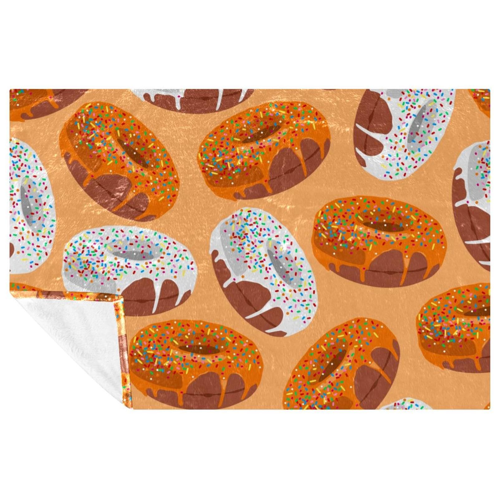 Couverture beignet douce plaid réconfortant pour moments en famille
