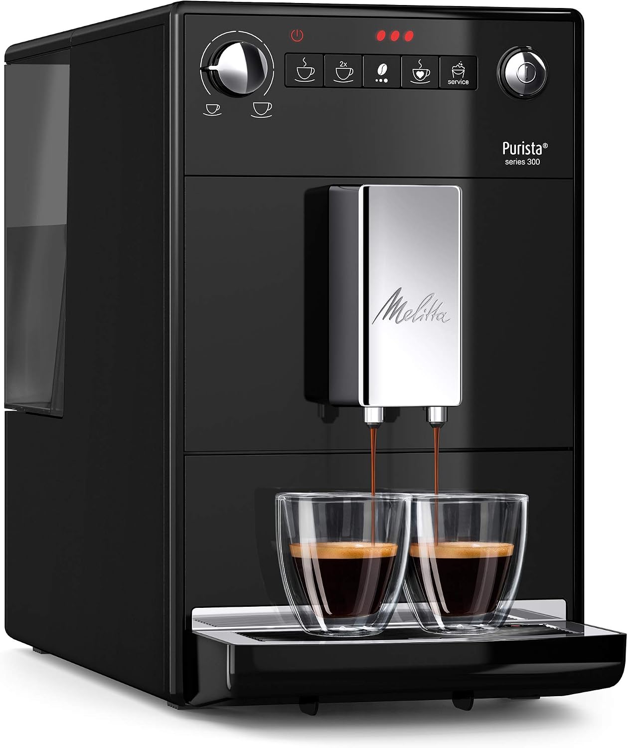 Melitta Purista F230-102, Cafetera Automática con Molinillo Silencioso, 15  Bares, Café en Grano, Limpieza Automática, Personalizable, Negro :  Amazon.es: Hogar y cocina
