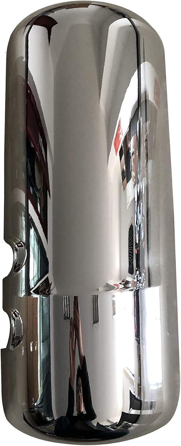 Chrome Door Side Mirror Cover Driver Left Side Fit Kenworth T680/T880 From 2013 to Onward