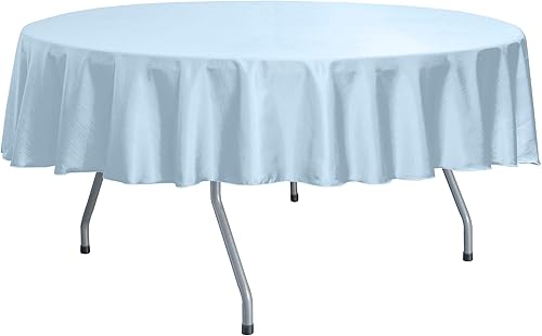 Miniatura 8 de ULTIMATE TEXTILE Majestic - Mantel redondo reversible de satén Shantung de 72 pulgadas, color verde musgo