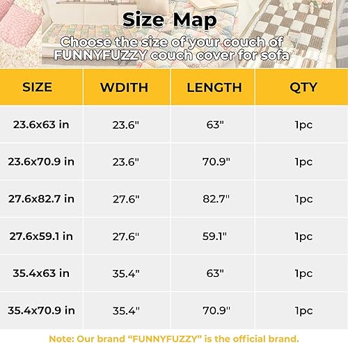 Miniatura 6 de FUNNY FUZZY Fundas de sofá para mascotas, fundas de sofá para perros, fundas protectoras lavables para perros, fundas de sofá para perros, hechas a