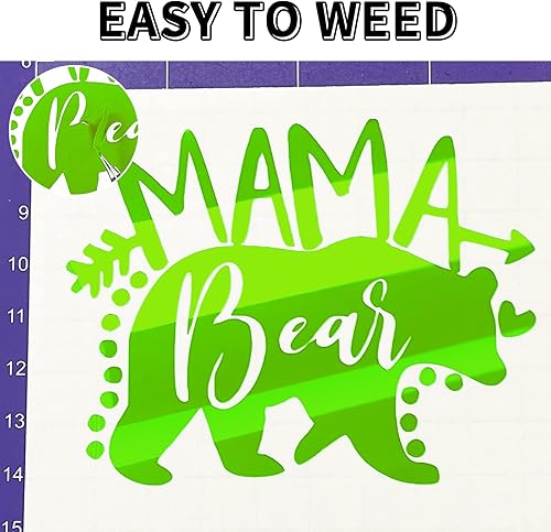 Miniatura 8 de Rollo de vinilo permanente de color oro rosa para Cricut, Lya Vinyl de 12 x 15 pies, rollo de vinilo adhesivo permanente para exteriores CRI-Cut,