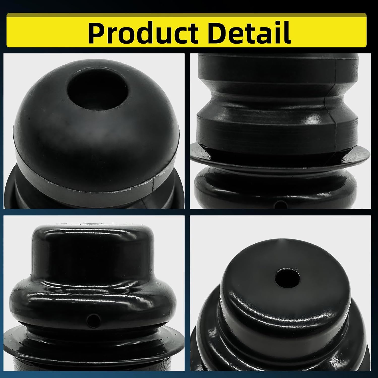 52722-s9v-a04 Rear Bump Stop for Honda Pilot 2003 2004 2005 2006 2007 2008 V6 52722s9va04 Rear Suspension Shock Coil Spring Bumper Bump Stop Left and Right Side (2PCS)