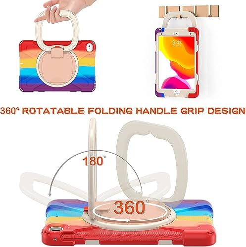 Vista 321 de Funda para iPad (A16) de 11 pulgadas 2025, Aslo para iPad 10 de 10.9 pulgadas 2022, funda resistente a prueba de golpes, soporte giratorio, soporte