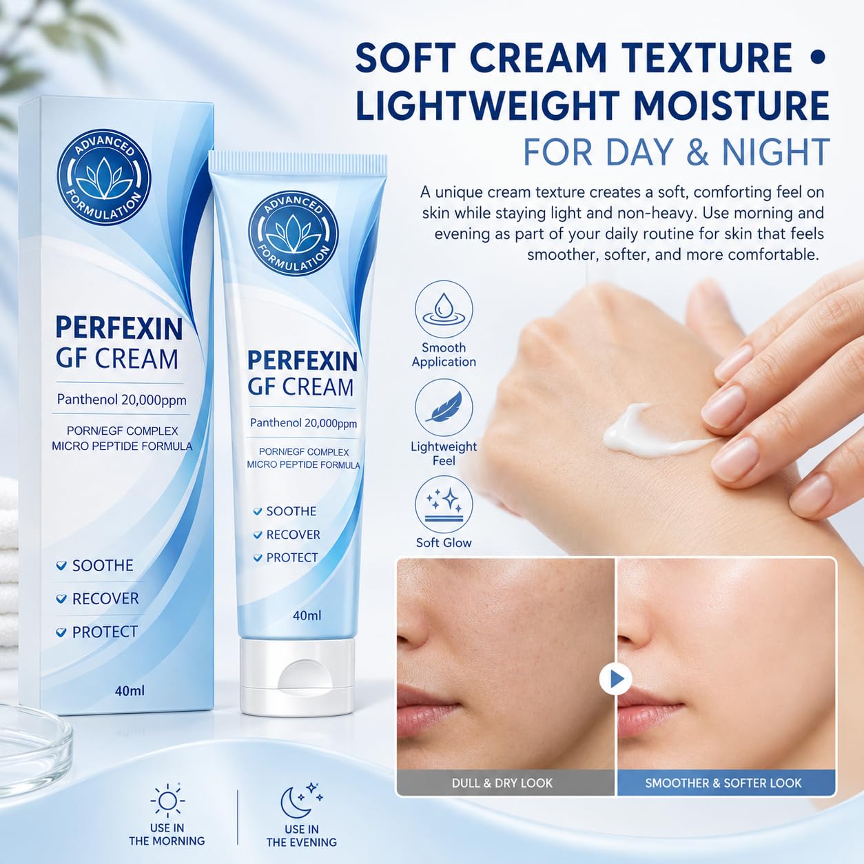 GF Cream, Supports the Skin Barrier and Moisturizes, 1.35 fl oz / 40ml