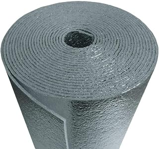 50 Sq Ft R-8 HVAC Duct Wrap Insulation Reflective 2 Sided Foam Core 12' x 50'