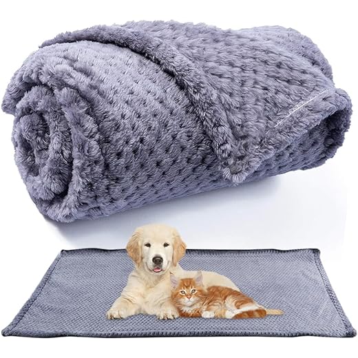 Qpets Pet Blanket Soft Plush Large 39.3x62.9 inches