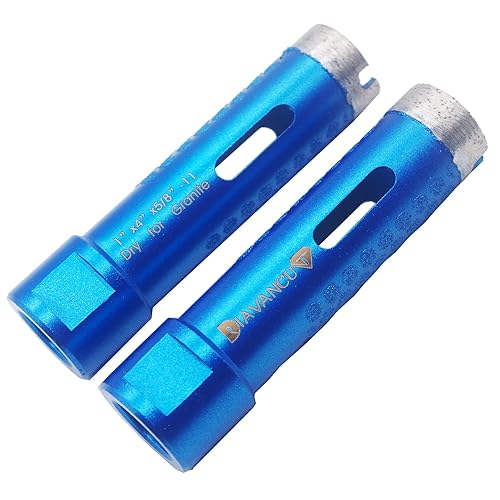 Miniatura 2 de Sierra de diamante secohúmedo, broca de núcleo de 1 pulgada para granito de mármol de ingeniería de piedra de cuarzo soldada con láser de 0.984 in