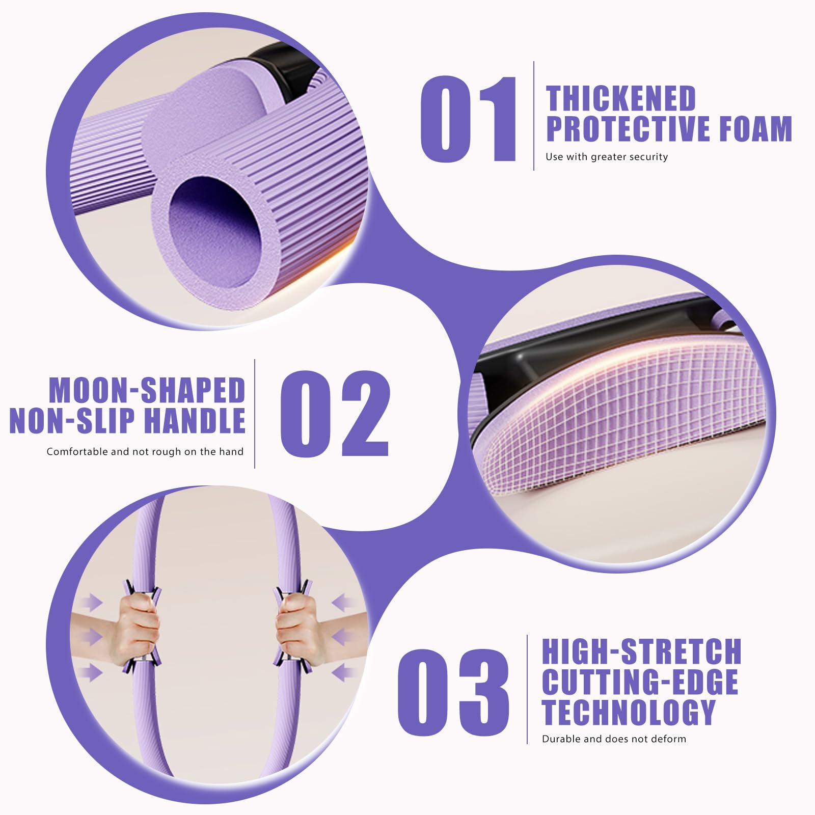 Kit de Pilates 13 Pièces, Ensemble d'Anneau de Pilates, Kit Essentiel de Pilates avec Ballon de Yoga, Anneau de Pilates, Bande de Résistance, Ceinture de Yoga, Chaussettes de Pilates, Ensemble de