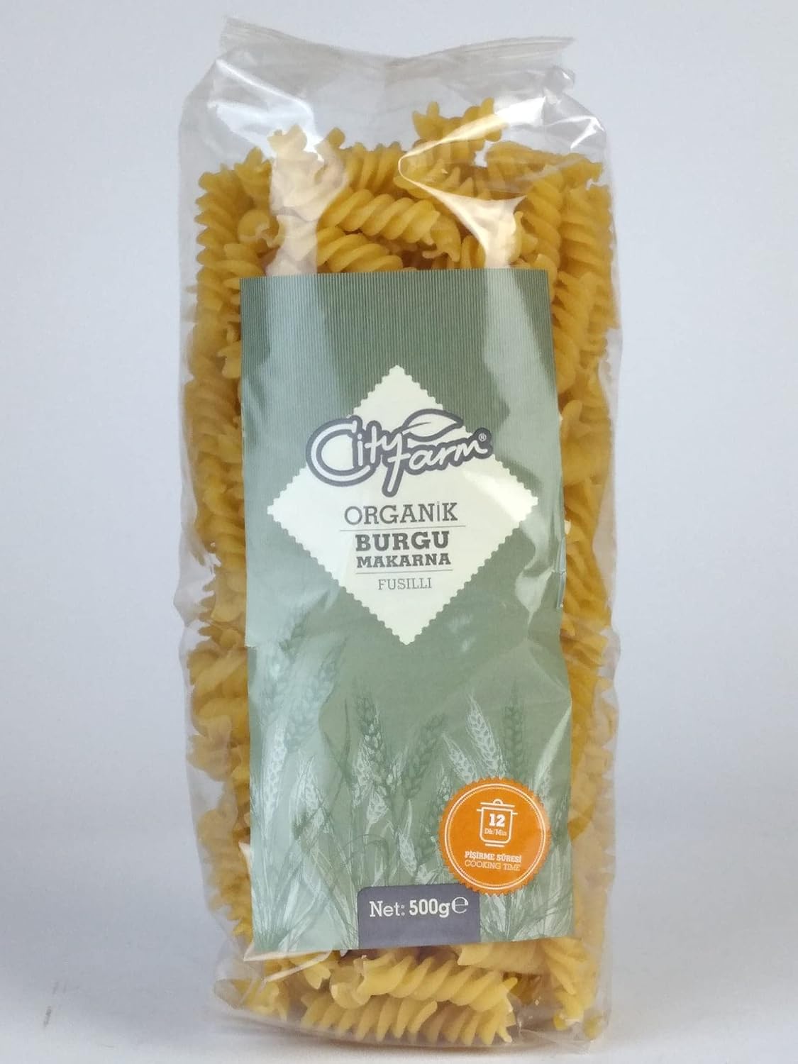 CityFarm Organik Burgu Makarna 500 Gr