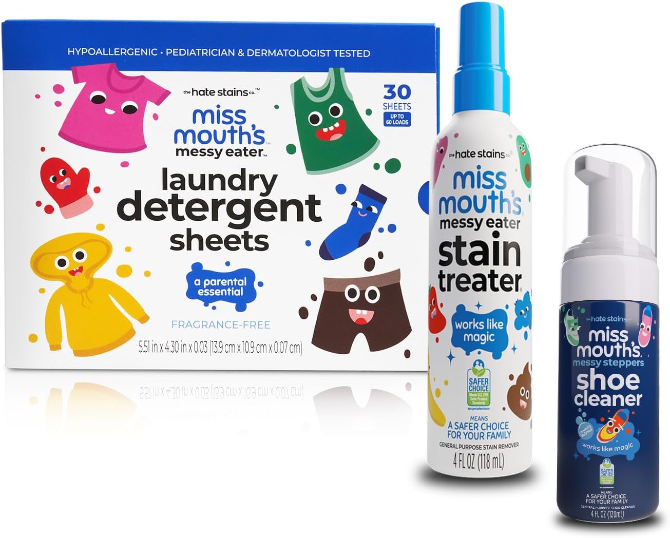 Miss Mouth's Messy Eater Limpiador de Calzado y Detergente en Hojas