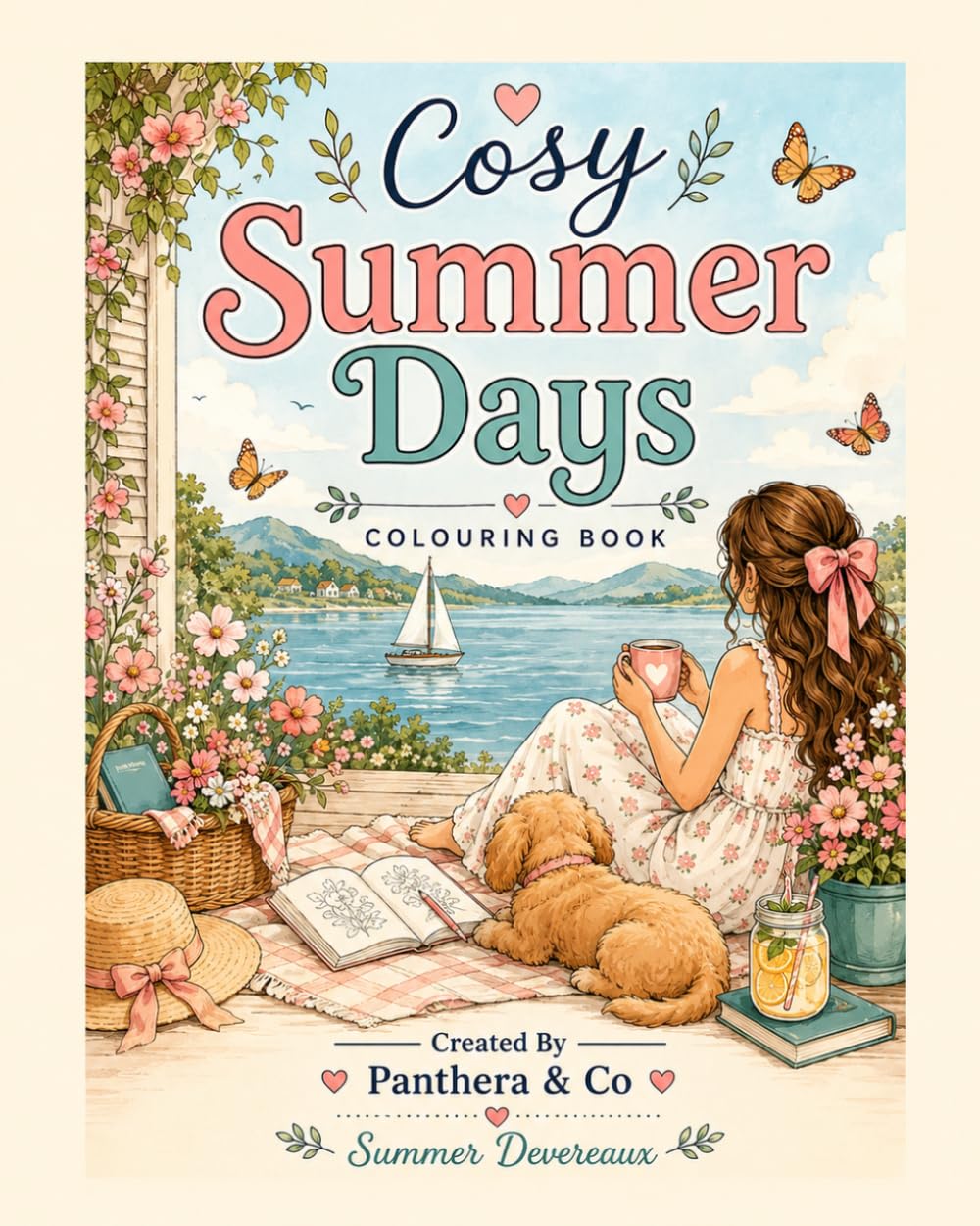 Cosy Summer Days Colouring Book: A Relaxing Collection of Cosy Scenes for Mindful Creativity and Peaceful Moments (Cosy Colouring Books)