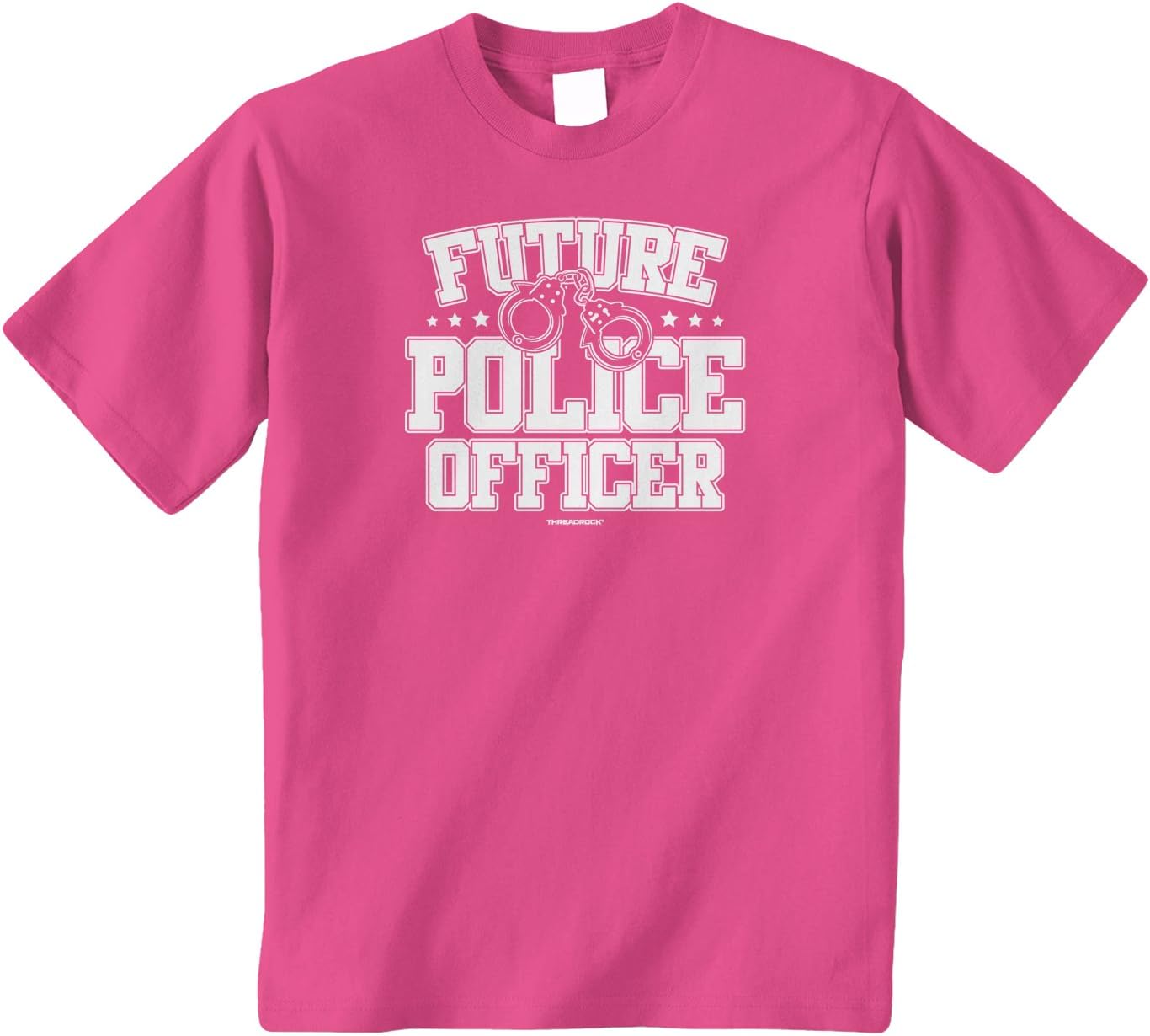 Threadrock Big Boys' Future Police Officer Youth T-Shirt