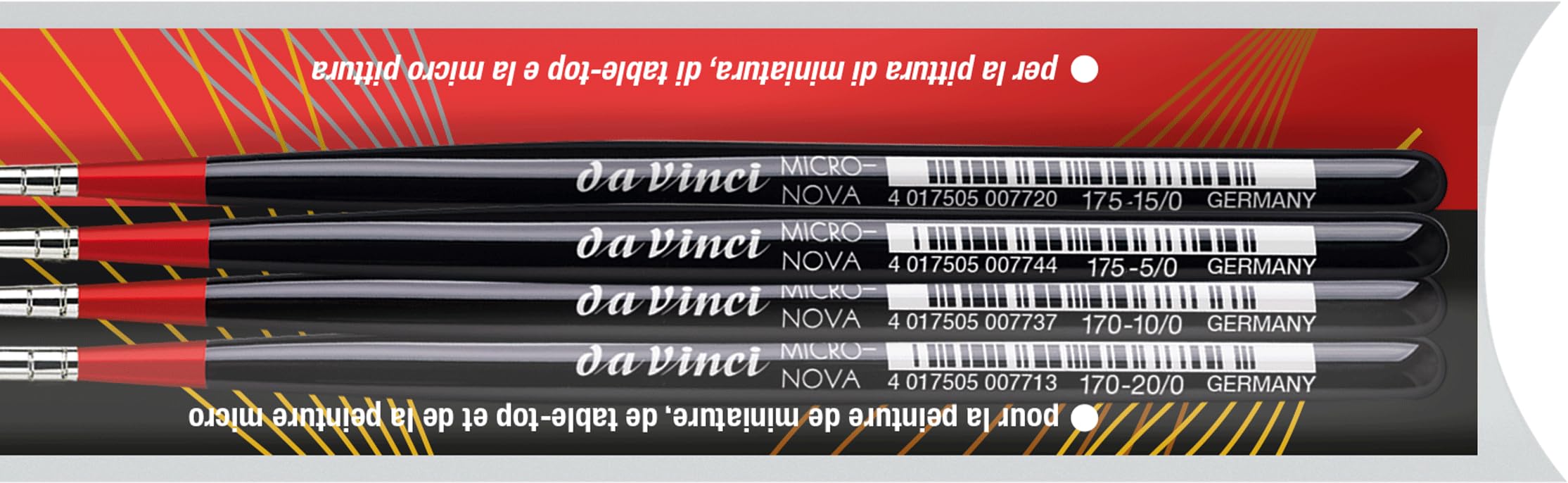 Amazon.com: da Vinci Micro-NOVA 4 Brush Set 4275 for Modelling