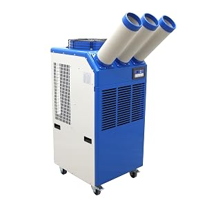 Portable Air Conditioner 22 178 BTU Industrial Spot Cooler Air Conditioner 910m h Mobile Outdoor Indoor Cooling Aircon