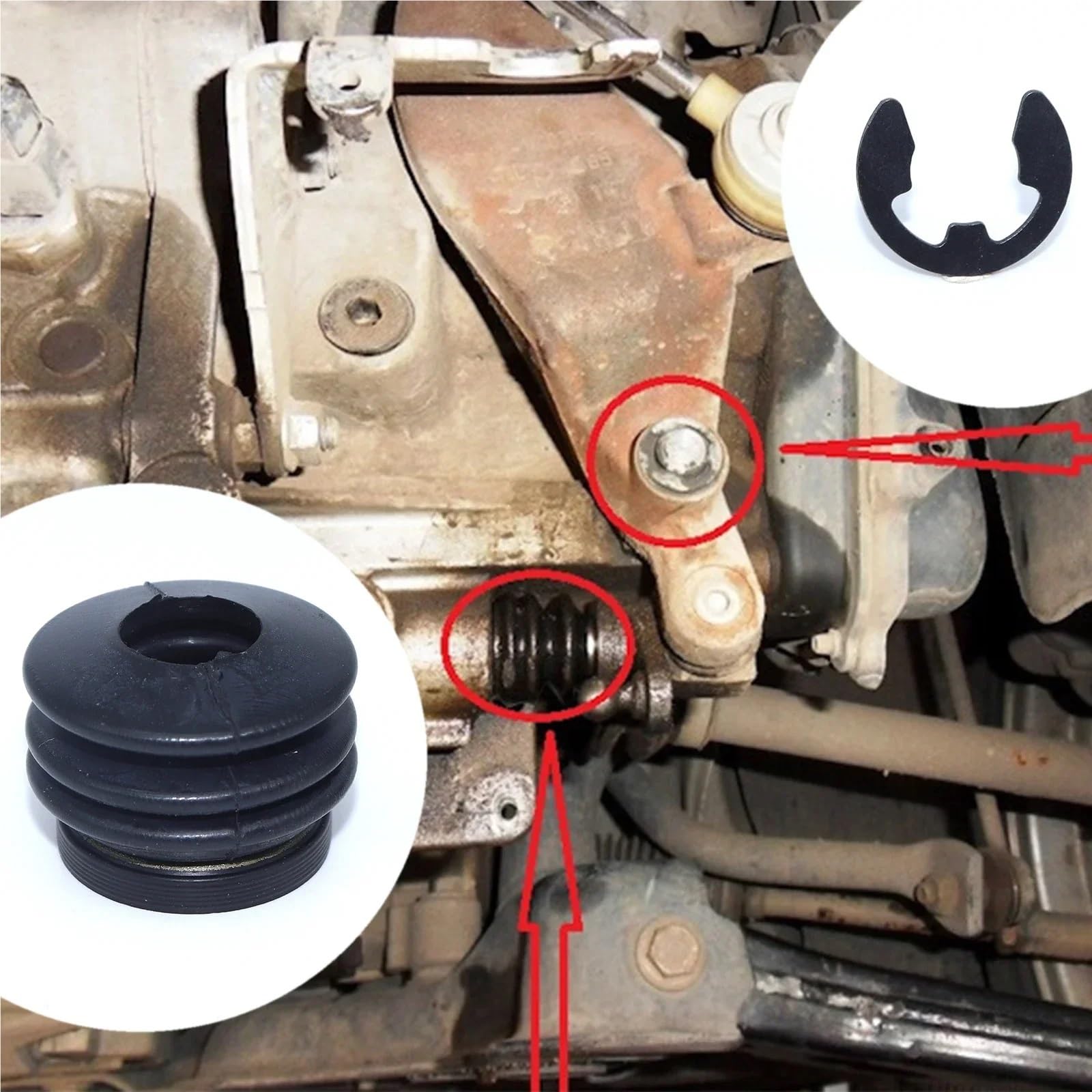 Sello de aceite del automóvil Junta de aceite para selector de caja de cambios manual de 5 velocidades para Ford Fiesta