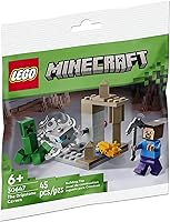 Vista 2 de LEGO Minecraft Dripstone Cavern - Bolsa de plástico Steve Creeper 30647