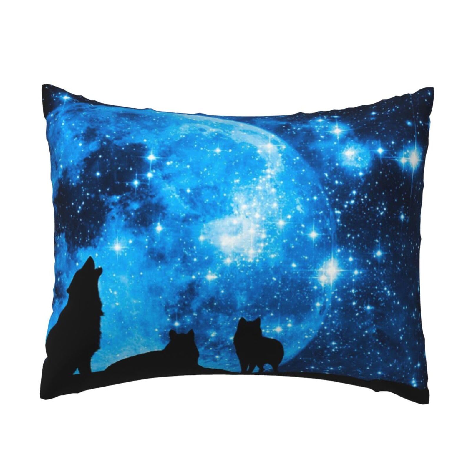 WSHFFILO Wolfs printed Pillow Case 20x26in Decorative pillowcase Throw Pillow Cover