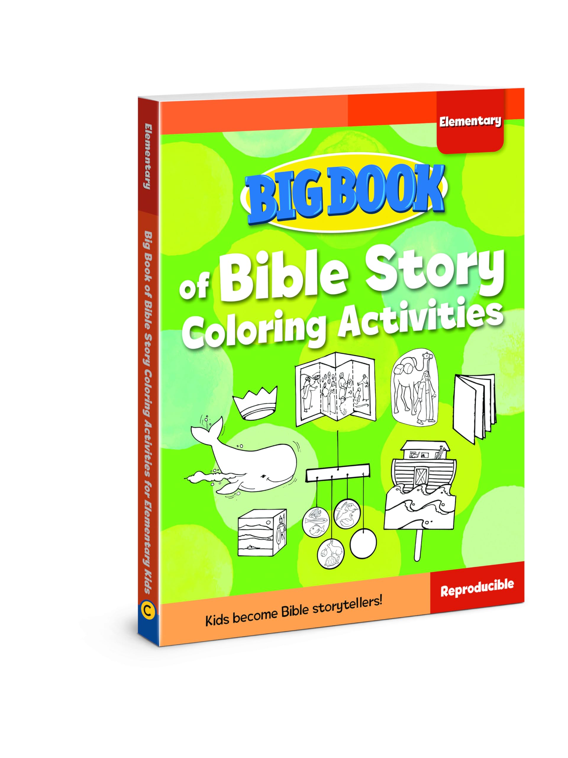 Big Book of Bible Story Coloring Activities for Elementary Kids