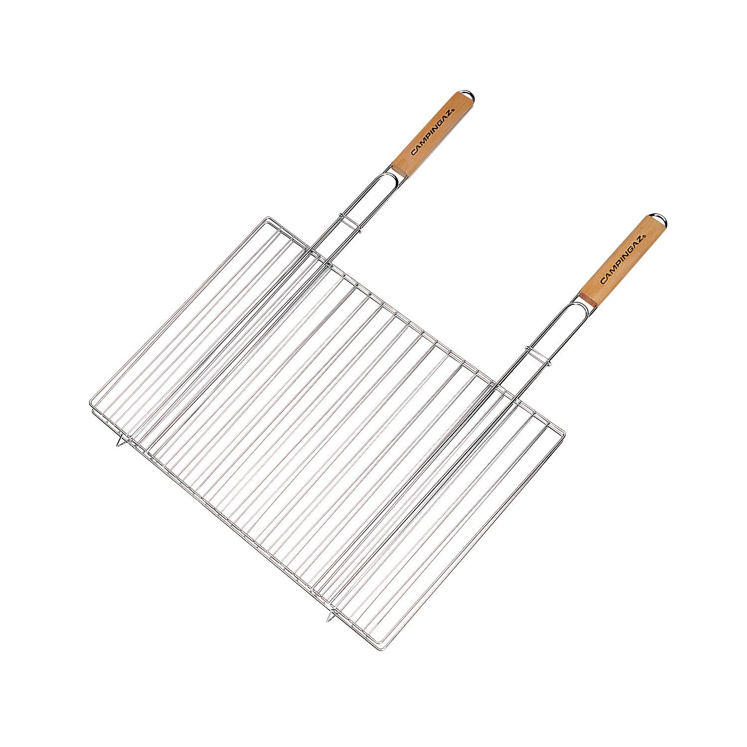 Campingaz 205702 - Cesta de parrilla rectangular, doble mango, 48 x 27,5 cm