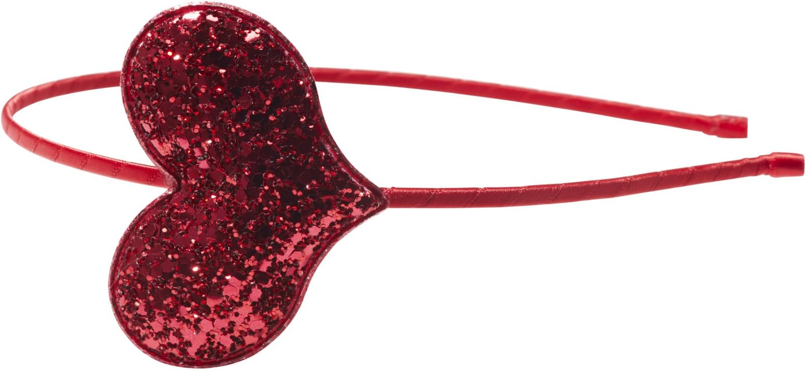 Anna Belen "Olivia Glitter Heart Headband O/S Red