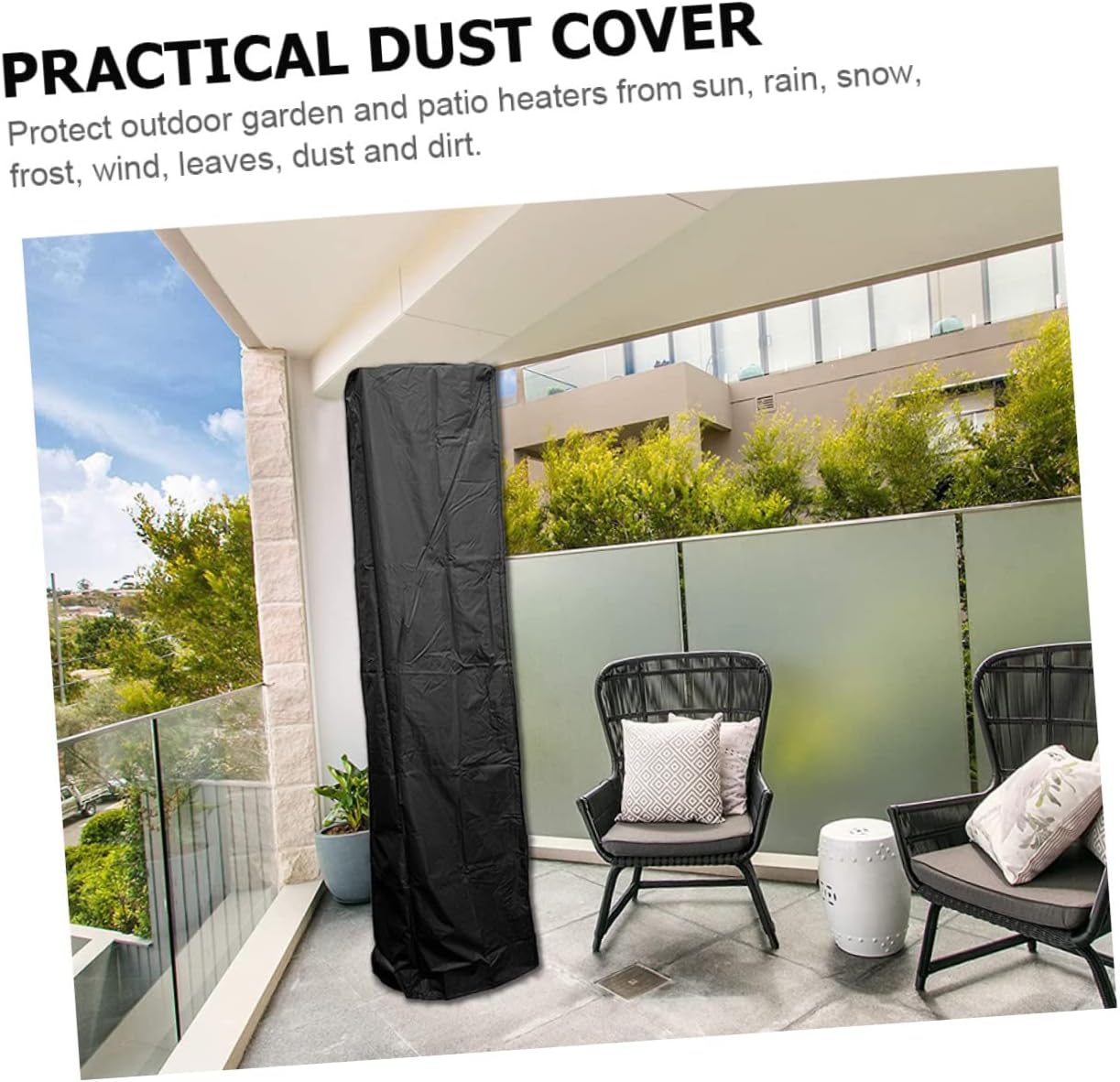 Standing Patio Heater Cover Home Cover Oxford Fabric Rainproof Protect