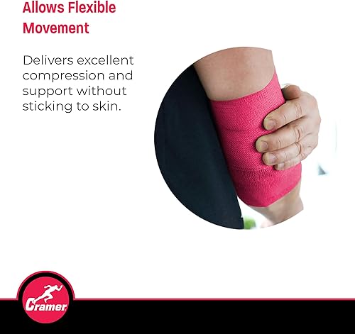 Miniatura 27 de Cramer Eco-Flex Self-Stick Stretch Tape, Cohesive Tape, Flexible Elastic Sports Tape, Athletic Training Room Supplies, Easy Tear & Self-Adherent