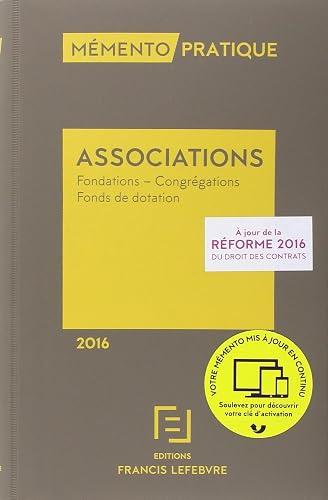 Associations: Fondations - Congrégations - Fonds de dotation